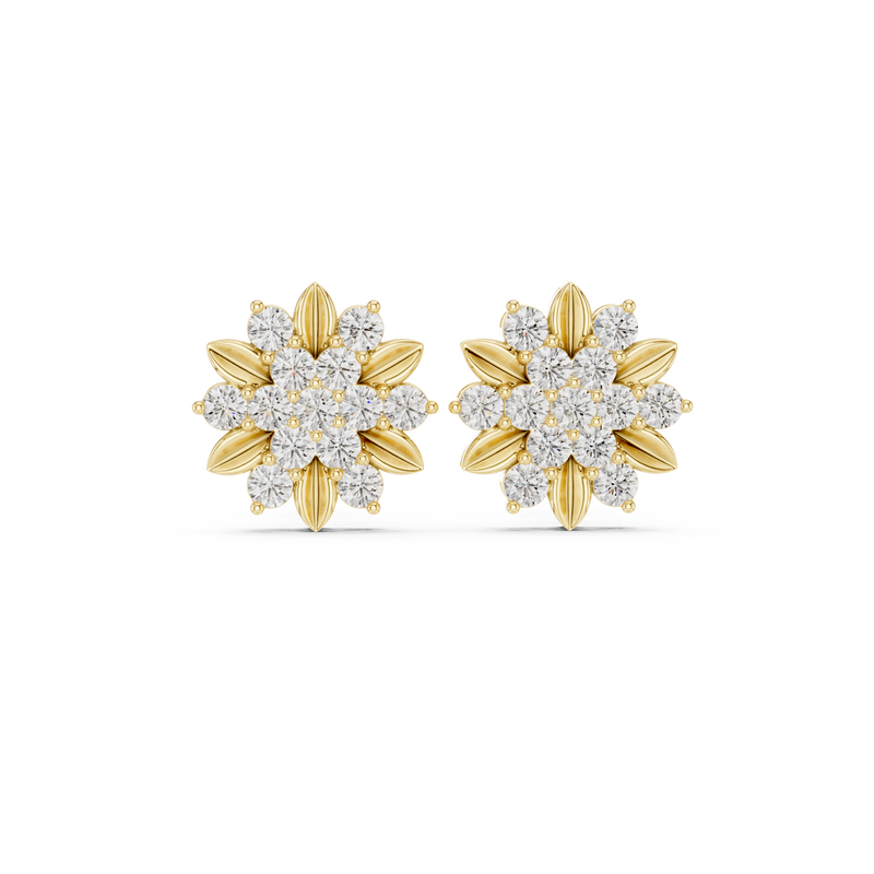 Earring AER-102@7 - Yellow Gold - Image