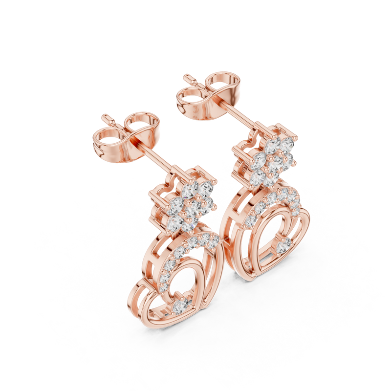 Earring AER-103@7 - Rose Gold - Image