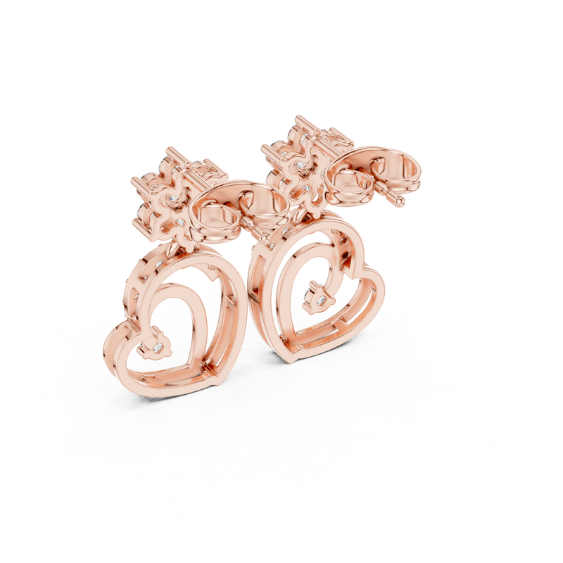 Earring AER-103@7 - Rose Gold - Image