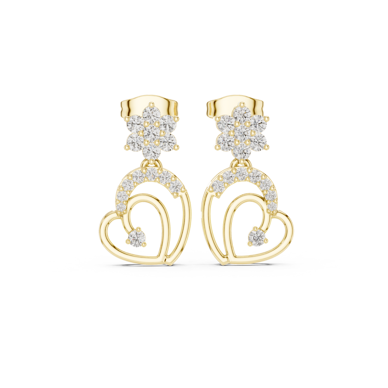 Earring AER-103@7 - Yellow Gold - Image