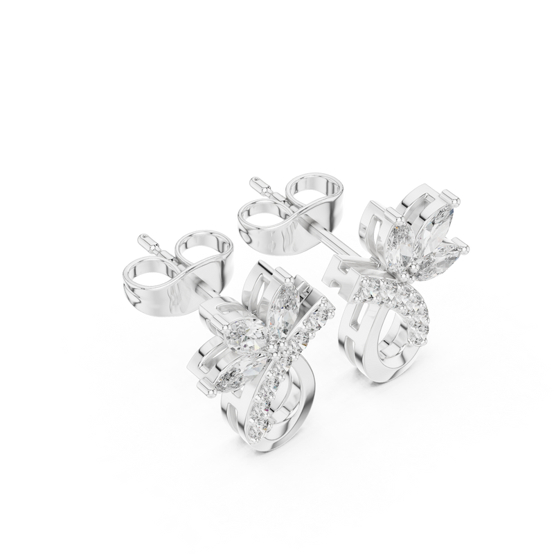 Earring AER-106@7 - White Gold - Image