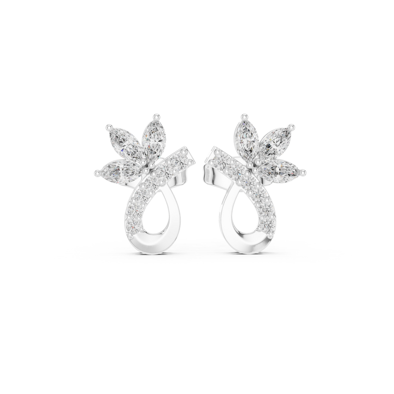 Earring AER-106@7 - White Gold - Image