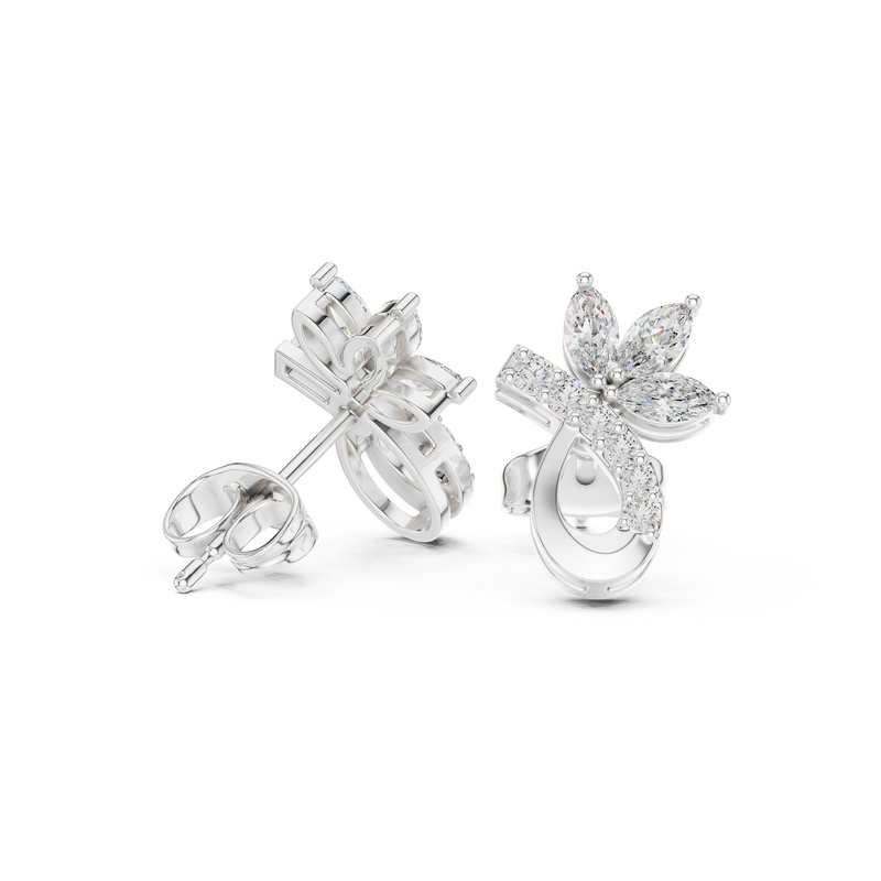 Earring AER-106@7 - White Gold - Image