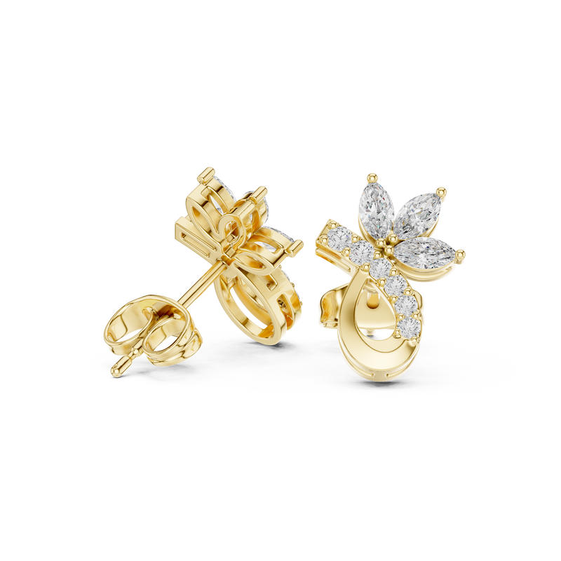 Earring AER-106@7 - Yellow Gold - Image