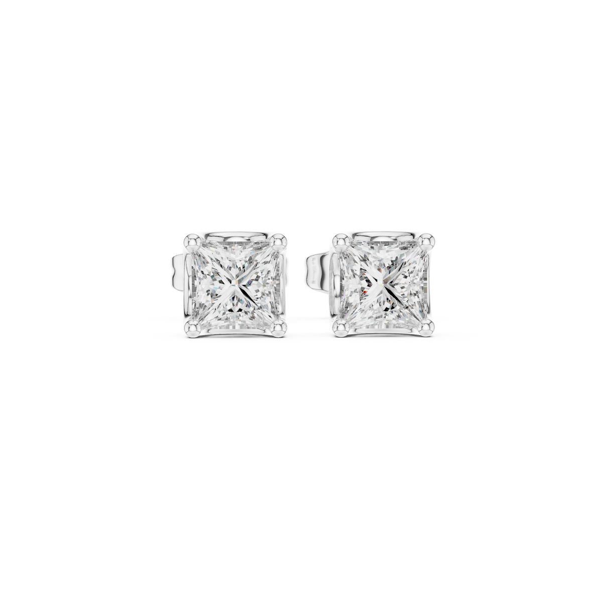 Earring AER-107@7 - White Gold - Image