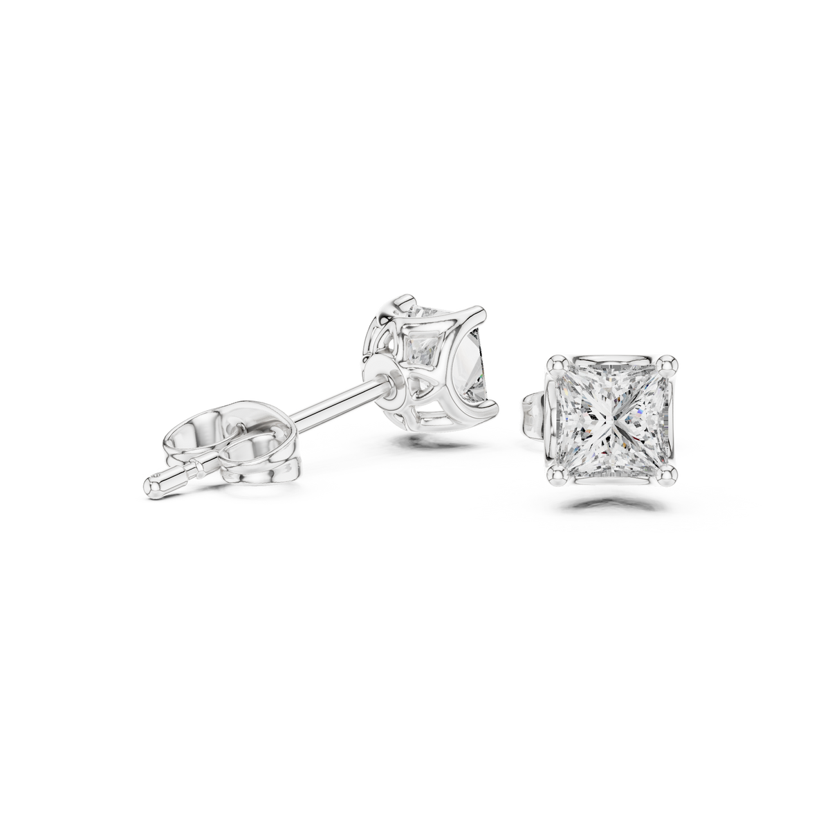 Earring AER-107@7 - White Gold - Image