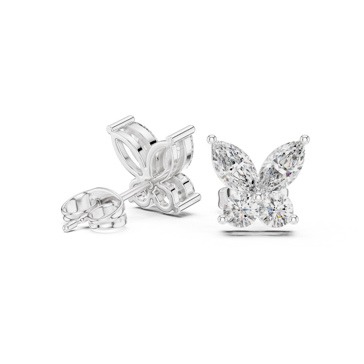 Earring AER-109@7 - White Gold - Image