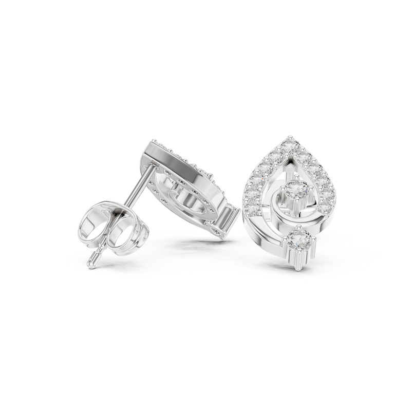Earring AER-128@7 - White Gold - Image