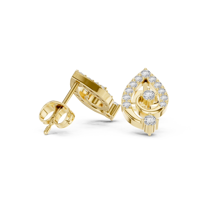 Earring AER-128@7 - Yellow Gold - Image