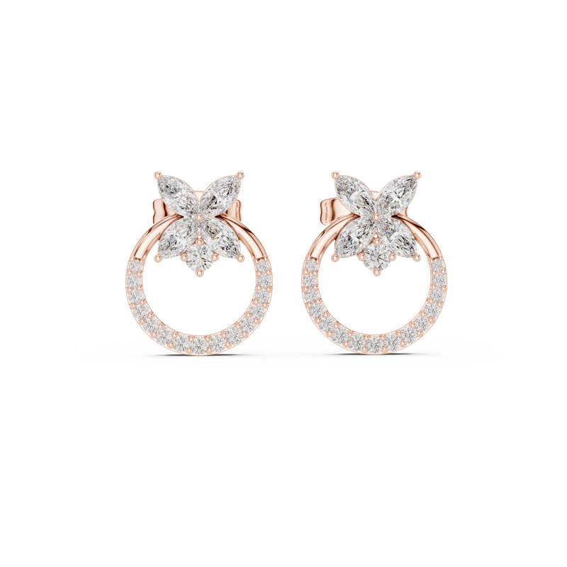 Earring AER-139@7 - Rose Gold - Image