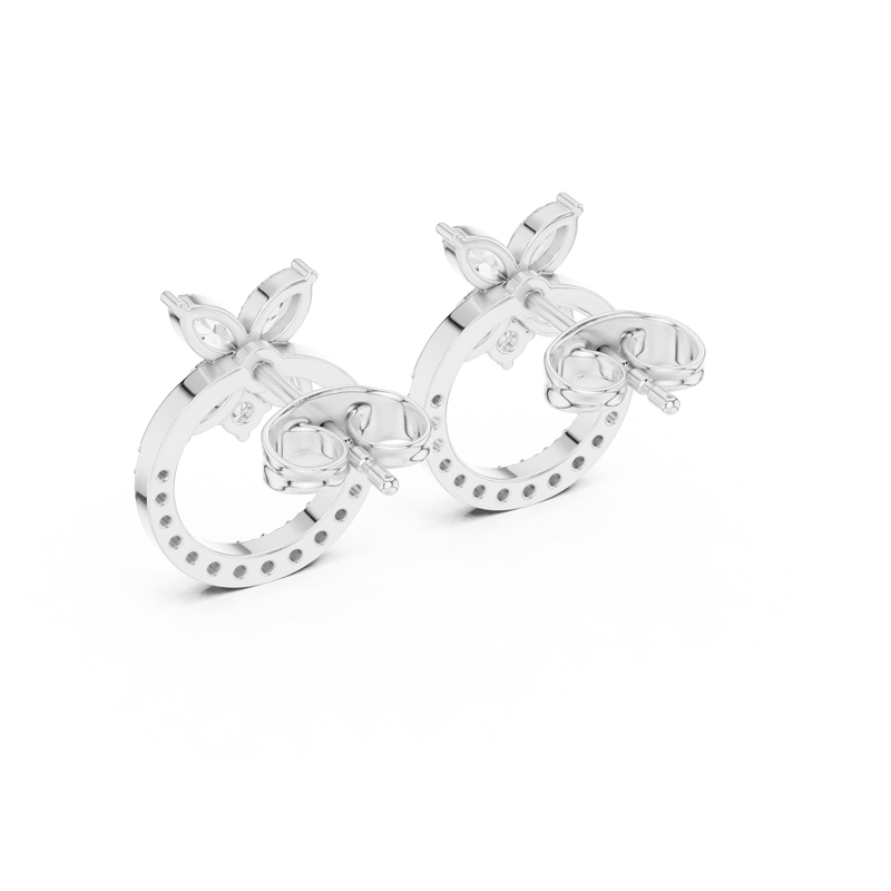 Earring AER-139@7 - White Gold - Image