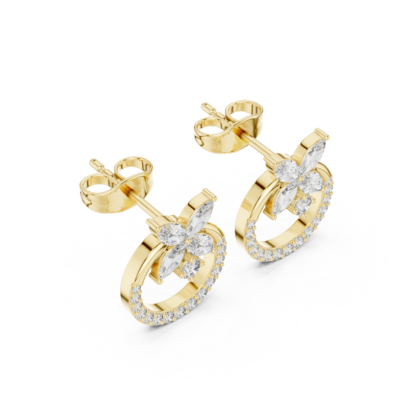 Earring AER-139@7 - Yellow Gold - Image