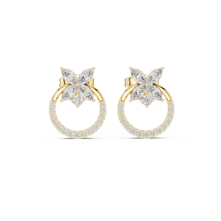Earring AER-139@7 - Yellow Gold - Image