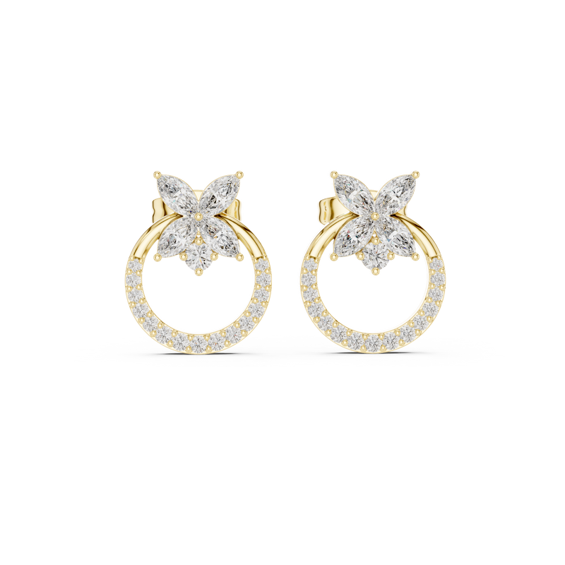 Earring AER-139@7 - Yellow Gold - Image