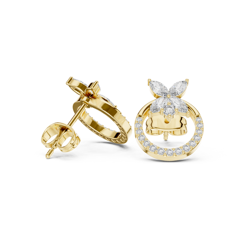 Earring AER-139@7 - Yellow Gold - Image