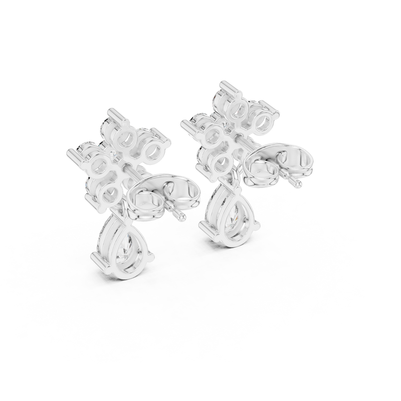 Earring AER-140@7 - White Gold - Image