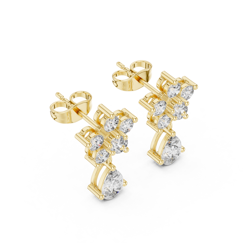 Earring AER-140@7 - Yellow Gold - Image