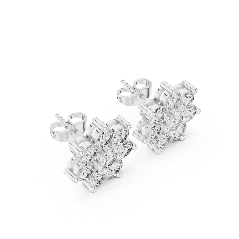 Earring AER-174@7 - White Gold - Image