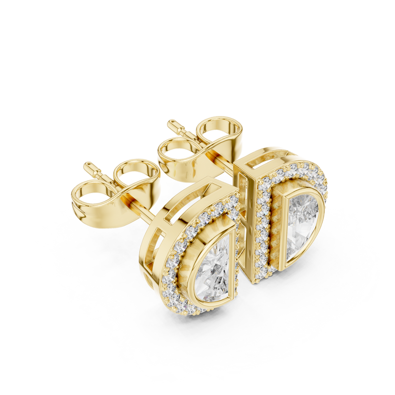 Earring AER-175@7 - Yellow Gold - Image