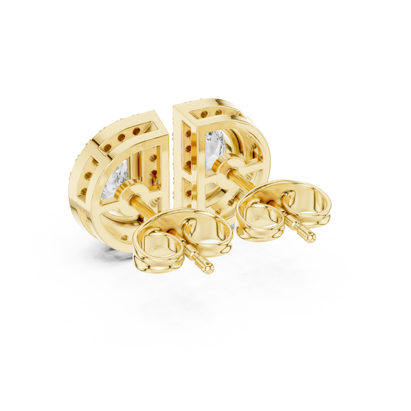 Earring AER-175@7 - Yellow Gold - Image