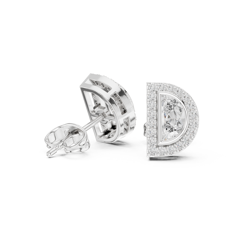 Earring AER-175@7 - White Gold - Image