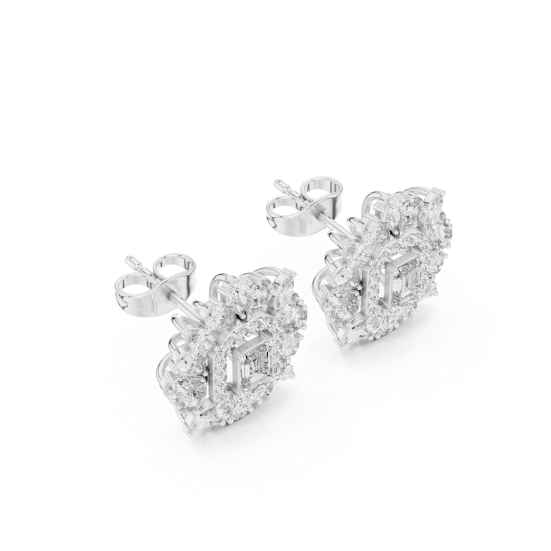Earring AER-29@7 - White Gold - Image