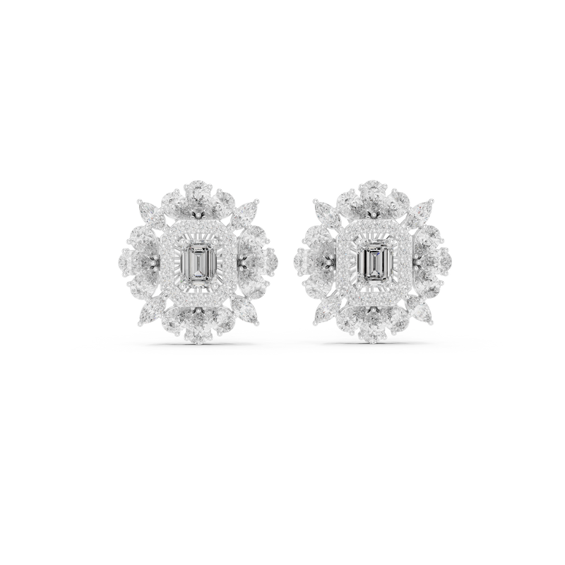 Earring AER-29@7 - White Gold - Image