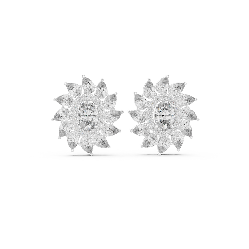 Earring AER-42@7 - White Gold - Image