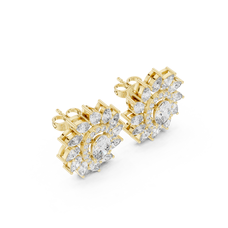 Earring AER-42@7 - Yellow Gold - Image