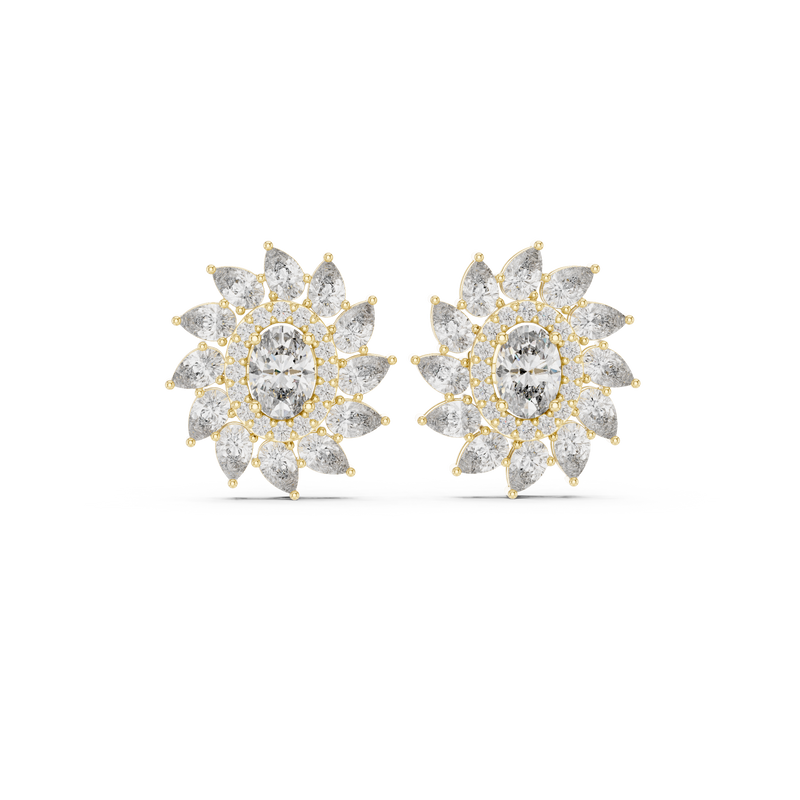 Earring AER-42@7 - Yellow Gold - Image