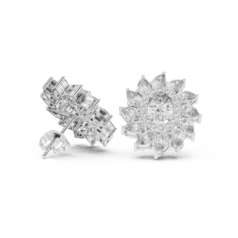 Earring AER-42@7 - White Gold - Image