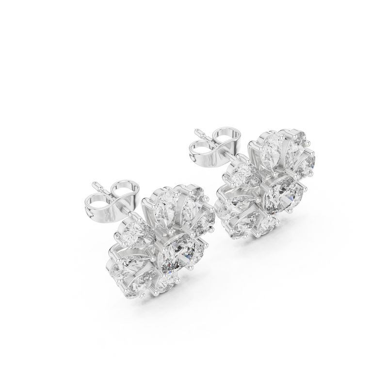 Earring AER-44@7 - White Gold - Image