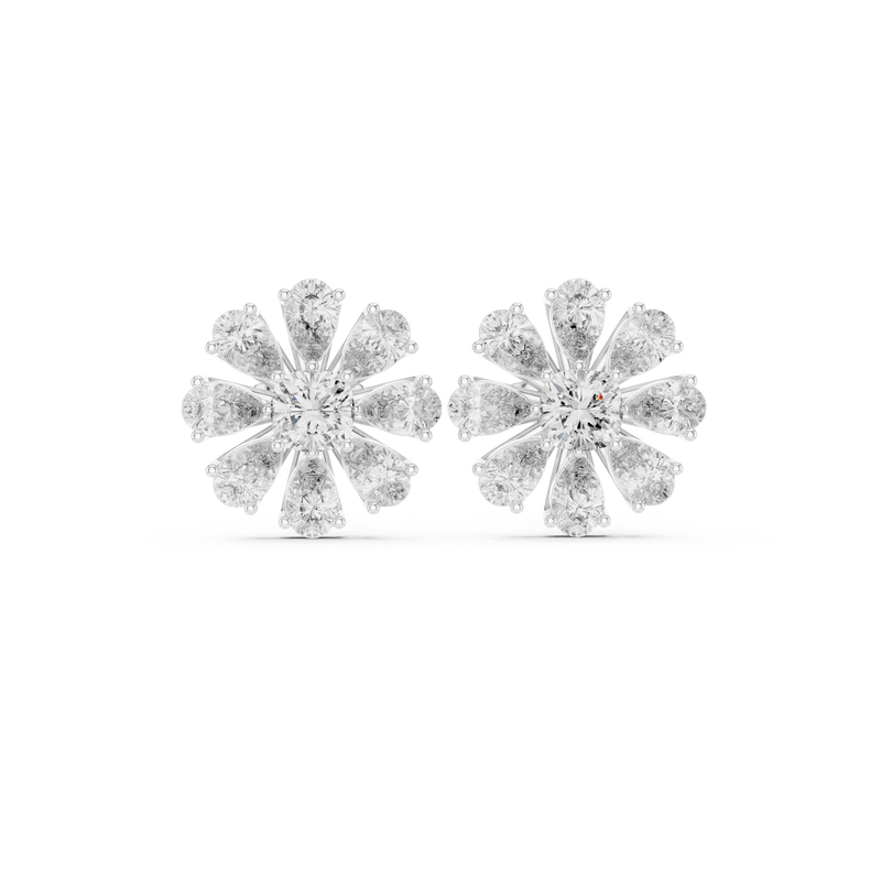 Earring AER-44@7 - White Gold - Image
