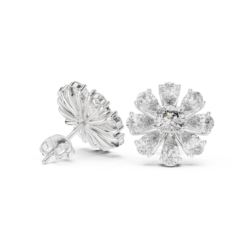 Earring AER-44@7 - White Gold - Image