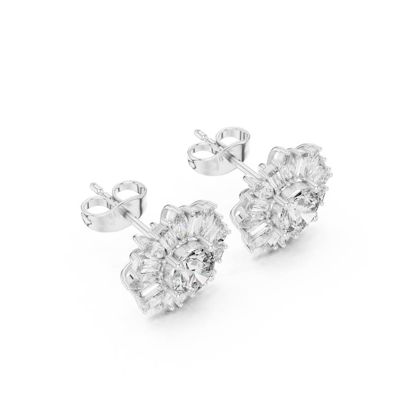 Earring AER-45@7 - White Gold - Image
