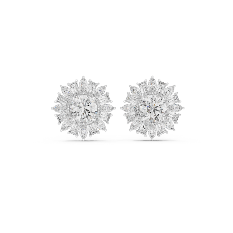 Earring AER-45@7 - White Gold - Image
