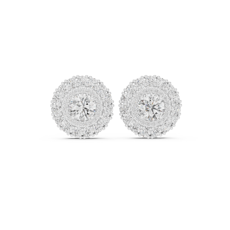 Earring AER-49@7 - White Gold - Image