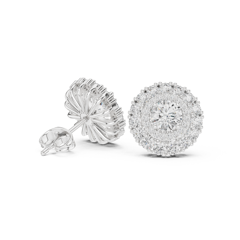 Earring AER-49@7 - White Gold - Image