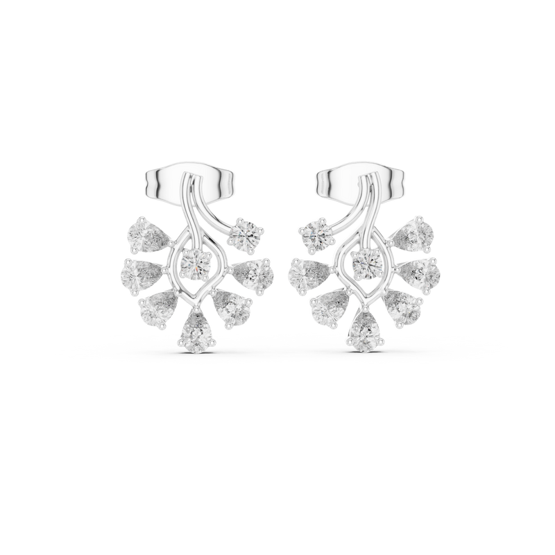 Earring AER-56@7 - White Gold - Image