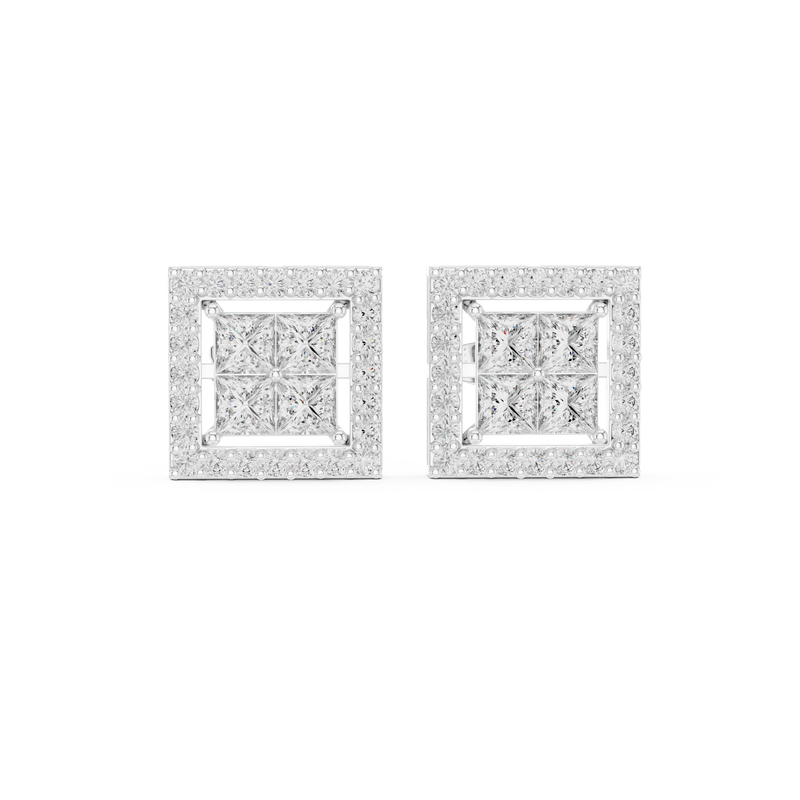 Earring AER-57@7 - White Gold - Image