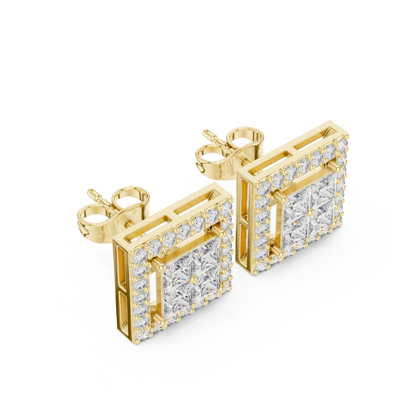 Earring AER-57@7 - Yellow Gold - Image