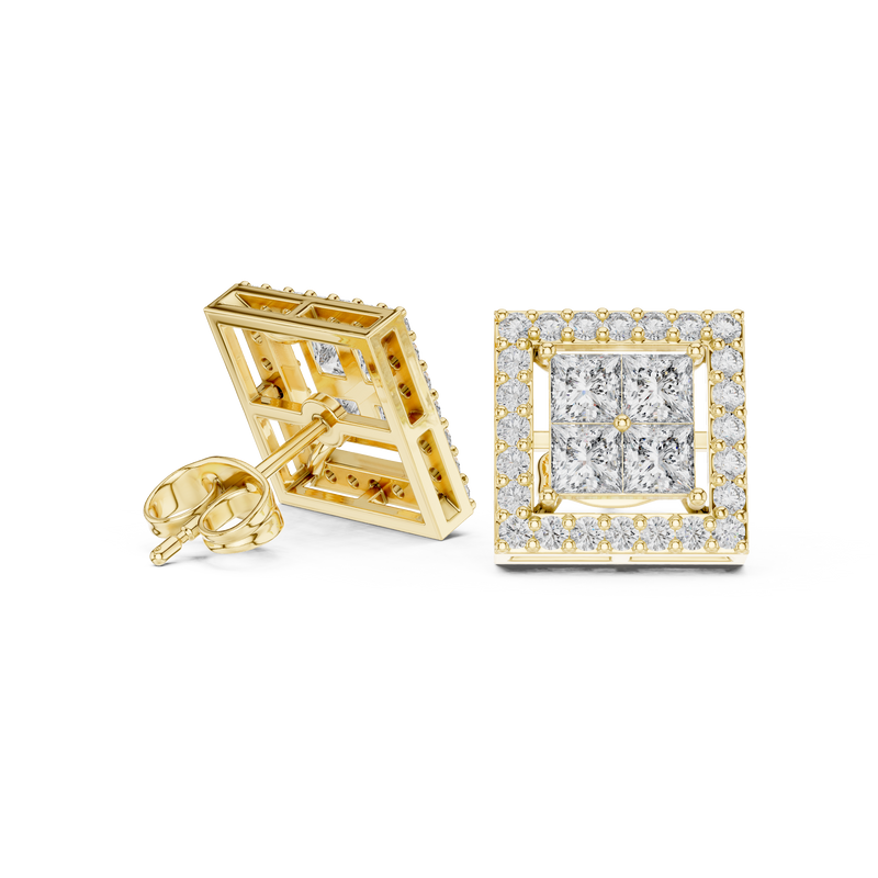 Earring AER-57@7 - Yellow Gold - Image