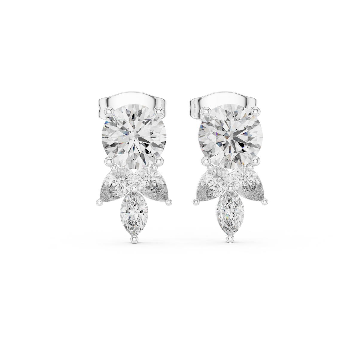 Earring AER-58@7 - White Gold - Image