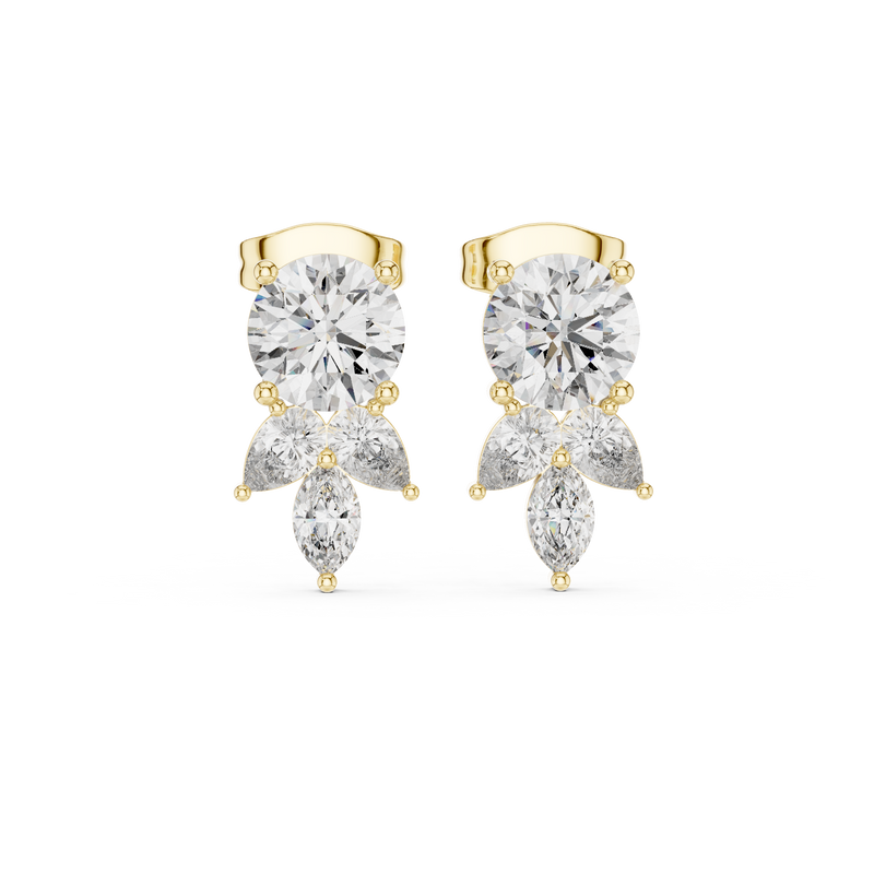 Earring AER-58@7 - Yellow Gold - Image