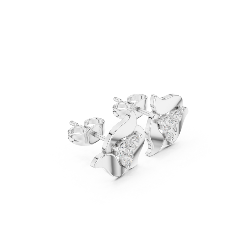 Earring AER-59@7 - White Gold - Image