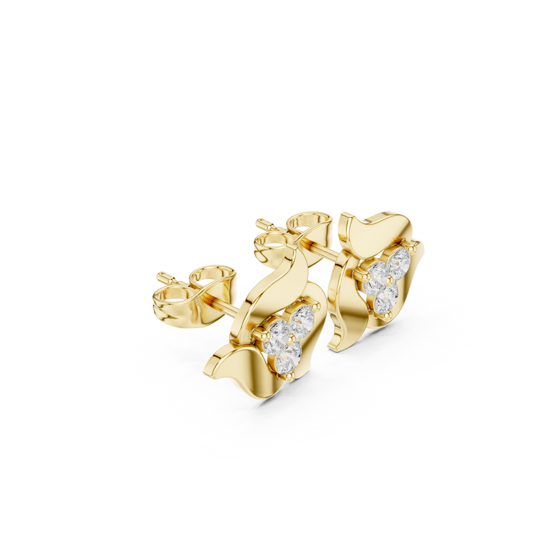 Earring AER-59@7 - Yellow Gold - Image