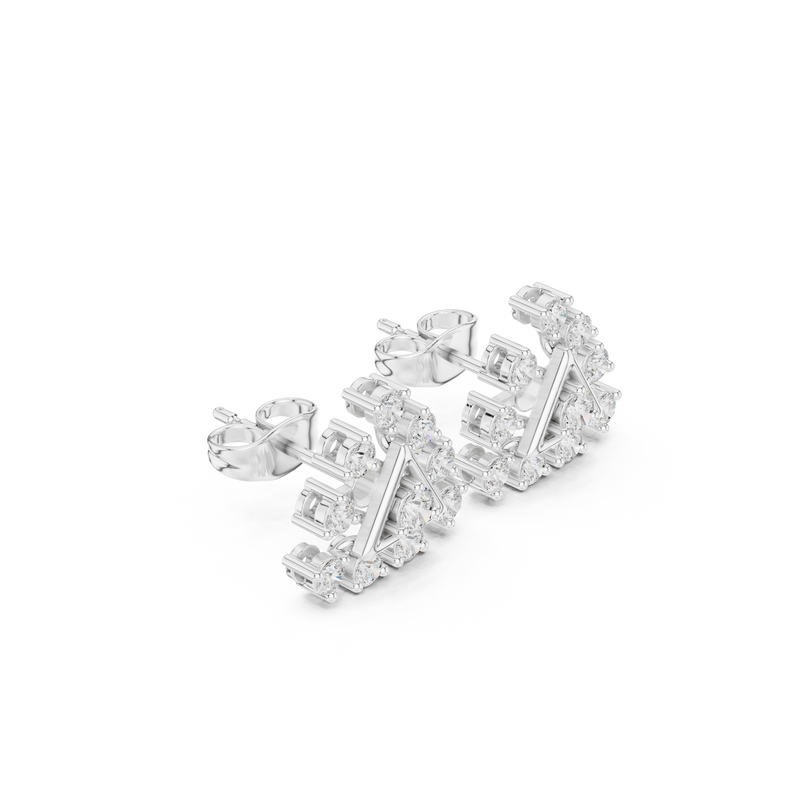 Earring AER-60@7 - White Gold - Image