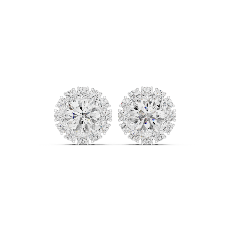 Earring AER-62@7 - White Gold - Image