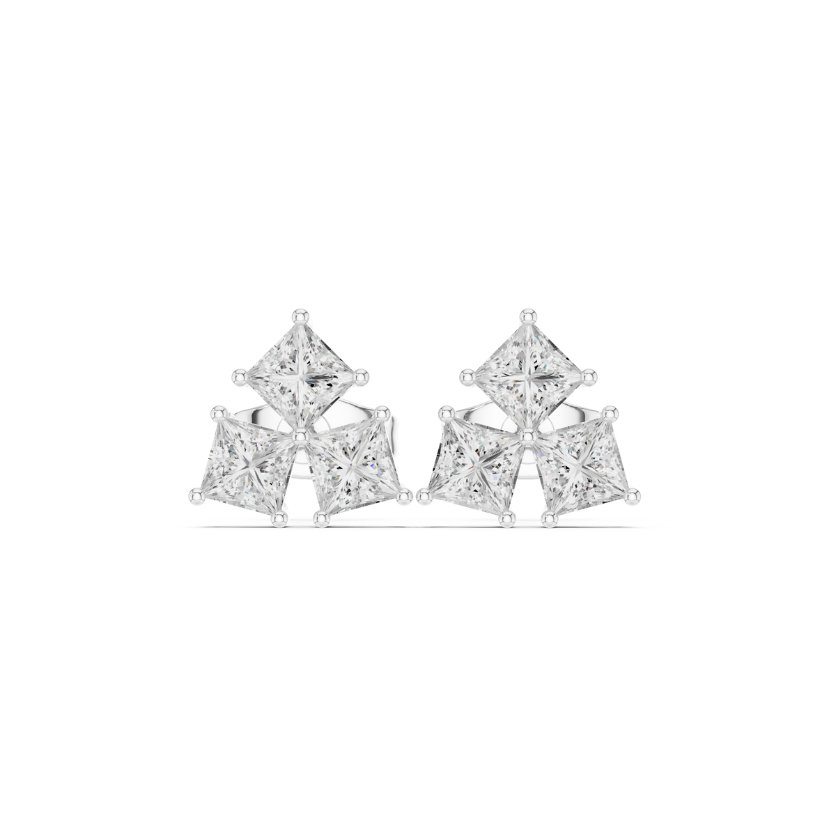 Earring AER-71@7 - White Gold - Image