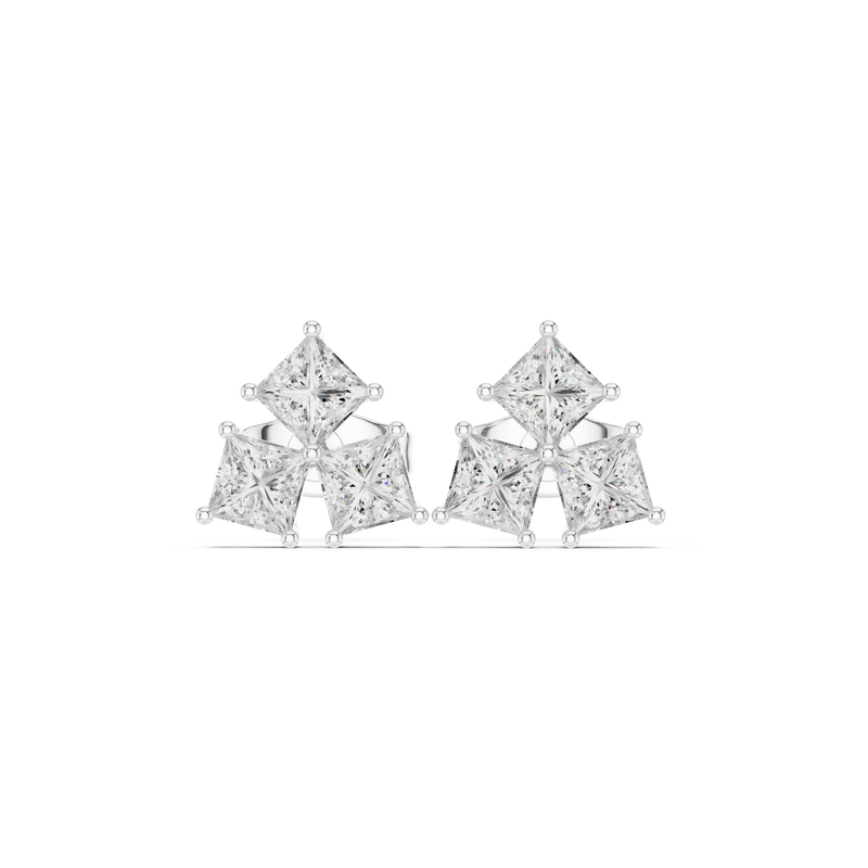 Earring AER-71@7 - White Gold - Image